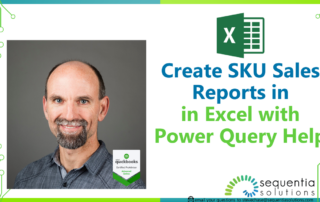 create SKU sales reports in Excel with Power Query help