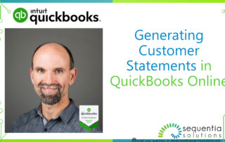 generating customer statements in quickbooks online