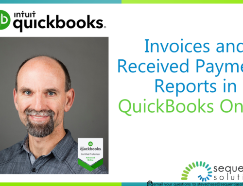 Invoices and Received Payments Reports in QuickBooks Online