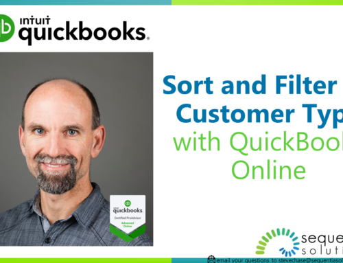 Sort and Filter by Customer Type with QuickBooks Online