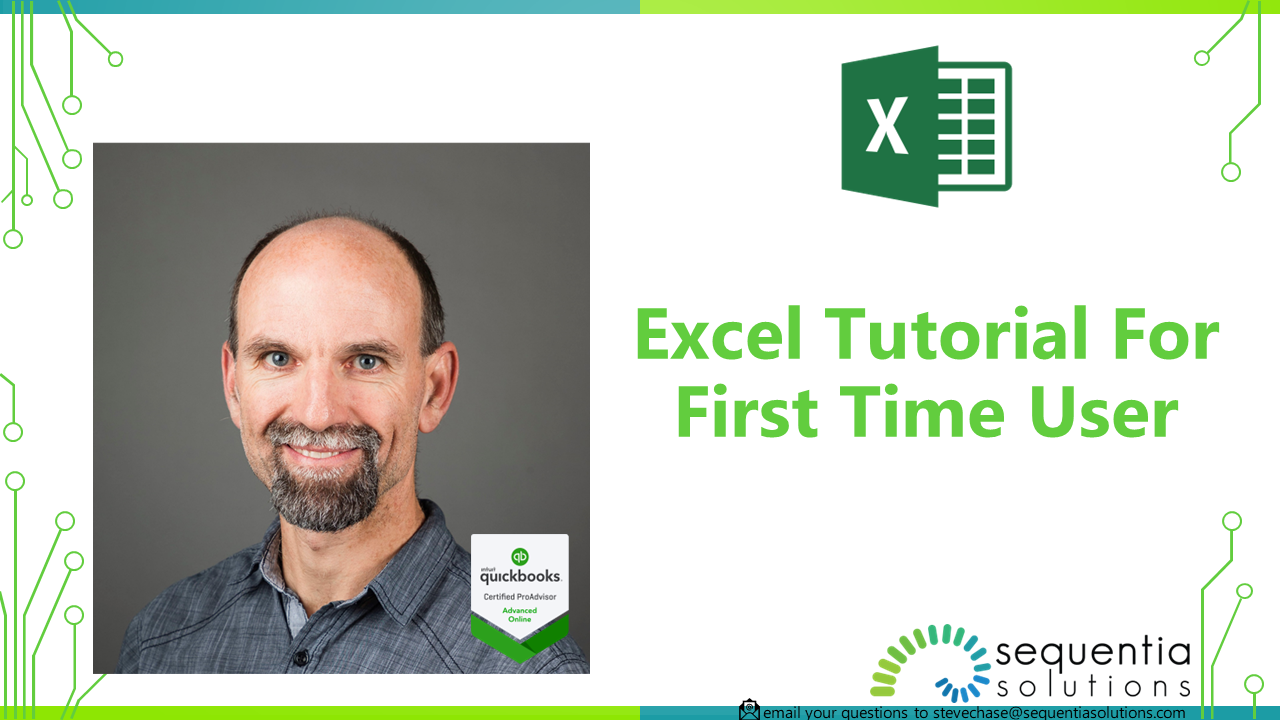 excel tutorial for first time user