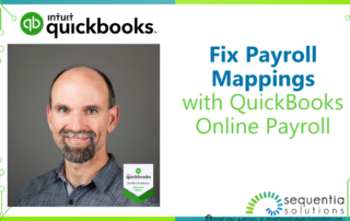 Fix Payroll Mappings with Quickbooks Online