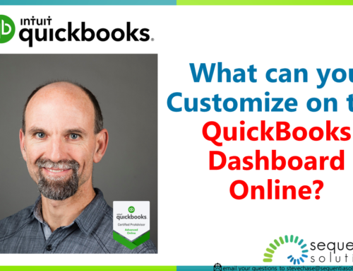 What Can You Customize on the QuickBooks Dashboard?