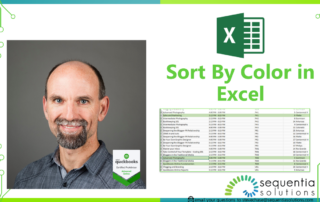 how to sort by color in excel